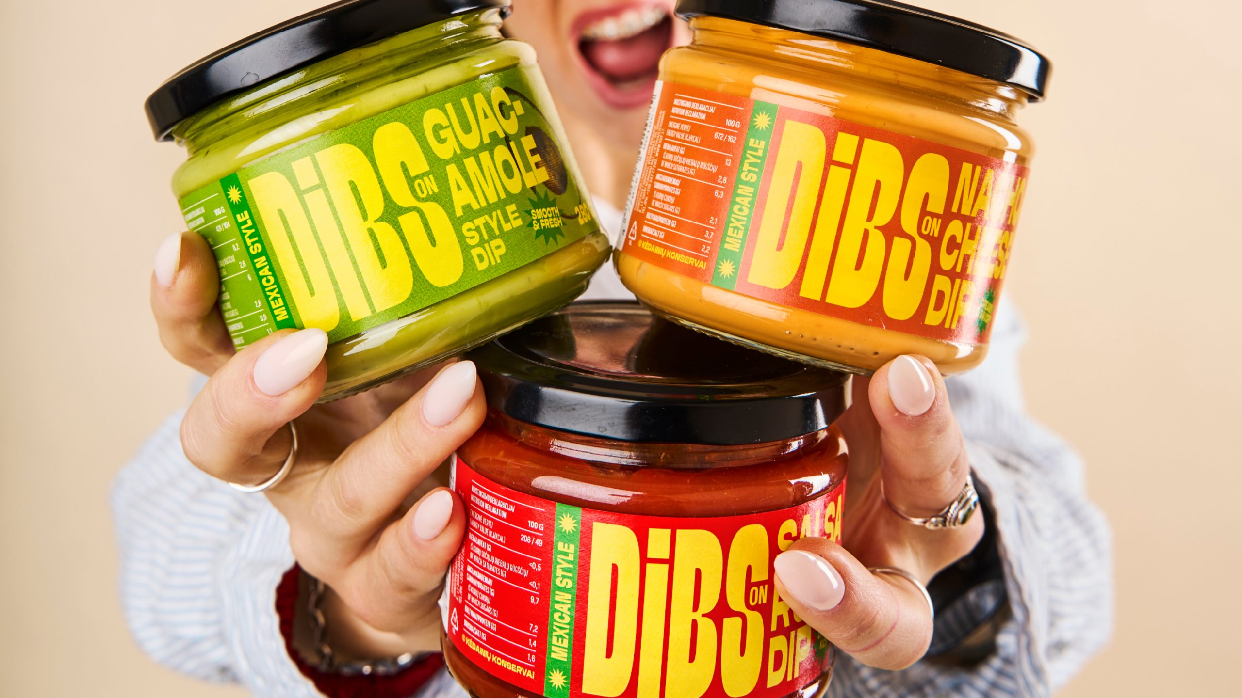 Dibs prekės ženklo vizualas