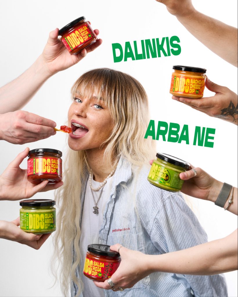 Dibs prekės ženklo vizualas