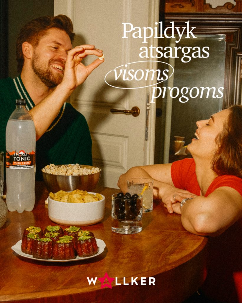 Walker užkandžių kampanijos vizualas